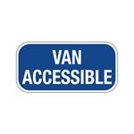 Van Accessible Sign 6" x 12"